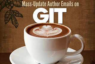 Mass-Update Author Email Addresses on a Git Repo