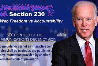 Should President Biden ask Congress to revoke Section 230?