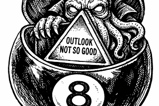 A Mindflayer Disguised as a Magic 8 Ball