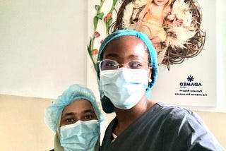 I observed my first delivery and Cesarean section, today.