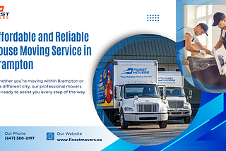 Affordable and Reliable House Moving Service in Brampton
