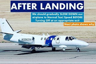 AFTER LANDING