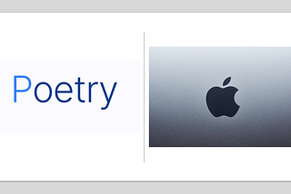 Set up poetry on Mac