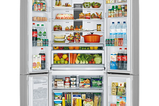 Hitachi Multi Door Refrigerator- R-WB800PND6X