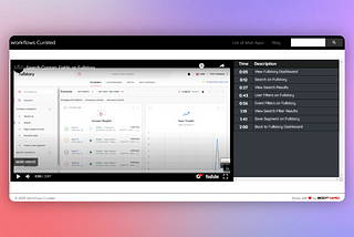 Workflows Curated: Searching on Fullstory