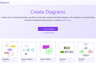 Diagrams: A New Web App for Visualizing Your Ideas