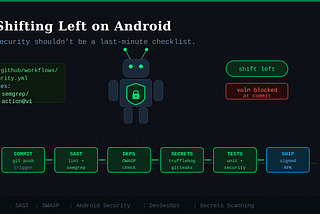 Shifting Left on Android: Baking Security into Your CI/CD Pipeline