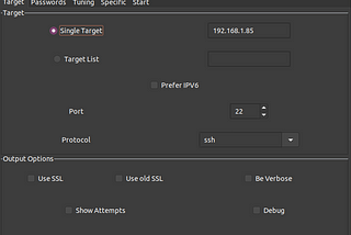 How to bruteforce a server with hydra