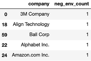 Companies and their Relationship to the Environment