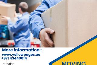 Reliable Moving Services in UAE — Yellowpages.ae