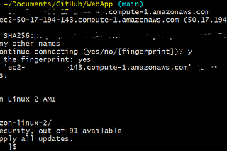 Deploying Web Applications via the CLI on AWS CloudFormation.