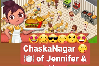 ChaskaNagar 😋🍽 of Jennifer and Aina | Emoji story