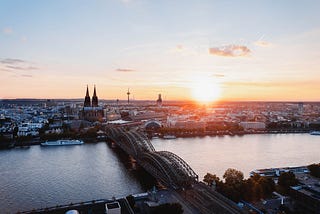 The Rhine near Cologne