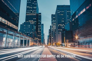 Why LUTs Matter for BMPCC 4K & 6K Footage