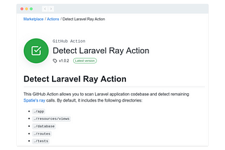 How to make sure ray() won’t break your Laravel application with Github Action