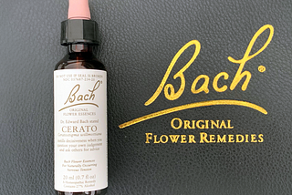 Picture of the Cerato flower essence with the Bach logo