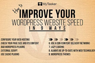 How To Improve Your WordPress Website Speed In 9 Ways