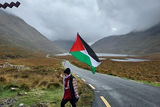Tears for Gaza in a desolate Irish valley