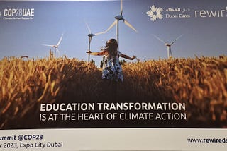 Education transformation is at the heart of climate action