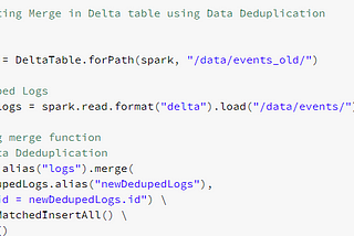 Merging with Precision: Data Deduplication in Databricks’ Delta Tables