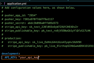 Hiding API Keys in A Rails App with Figaro and Heroku