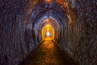 Through the tunnel