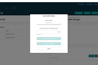 Pillar Protocol gZIL Staking