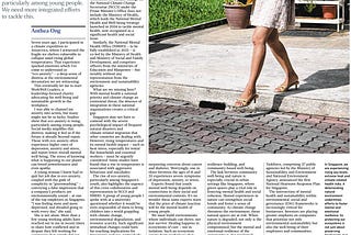 Living List of Published OpEds and Articles by Anthea Ong