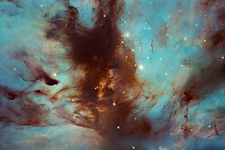 Hubble Spots Swirls of Dust in the Flame Nebula