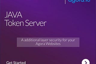 Build an Agora Token Server using Java