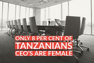 Only 8pc of TZ CEOs are female