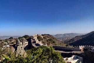 Walking the Great wall of India