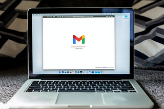 Gmail Logo on Laptop