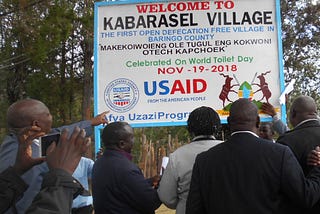 Baringo celebrates first ODF village