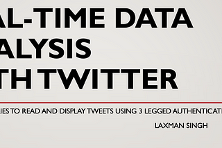 Tweet Streams Unleashed: Real-Time Data Analysis with Twitter