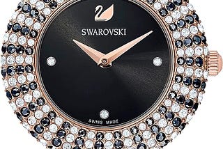 Swarovski Crystal Watch Collection, Blue Crystals, Black Crystals, Clear Crystals