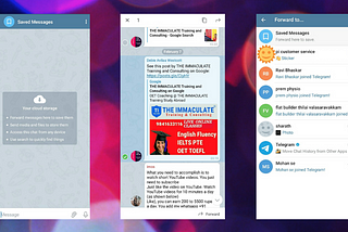 Micro Series 4 :Telegram — Saved Messages feature