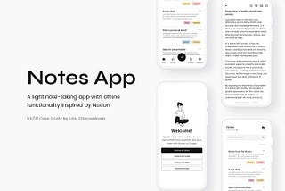 UI/UX Case Study: Notes App