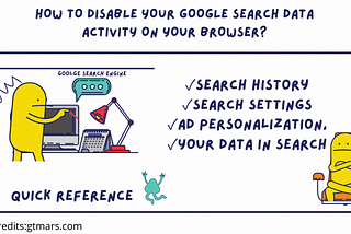 How to disable your Google search data activity, Ad personalization, search history, search…