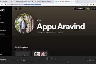 Creating DataSet for your Spotify Library