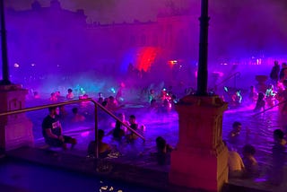 Bath Party in Budapest