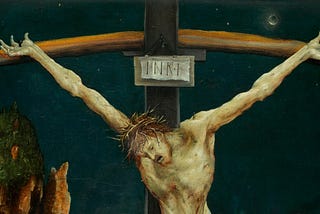 Matthias Grünewald, The Small Crucifixion, oil on panel, c. 1511/1520, National Gallery of Art, Washington, DC (public domain)