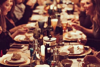 Thanksgiving Eve Dinner Among Friends #thanksgiving #thanks #giving #envywear #turkey #turkeyday…