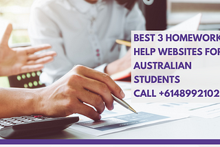 Best 3 Homework Help Websites For Australian Students