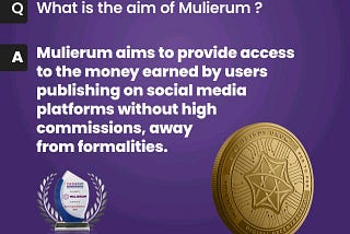 What is the aim of the Mulierum⁉️🧐