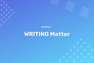 WRITING Matter