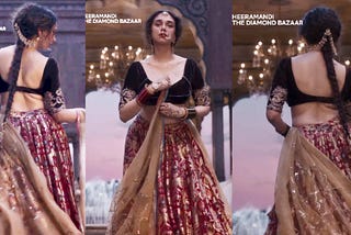 “The Illusion of Body Positivity in Bollywood: Aditi Rao Hydari’s Gaja Gamini Walk in Heeramandi”