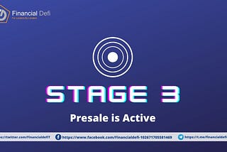 Stage 3 is Live.