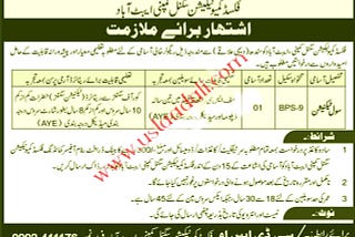 Jobs In Pak Army 2021 - APPLY NOW