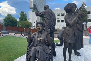 Women of the movement, by EJI’s Lynching Memorial (The National Memorial for Peace and Justice)